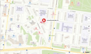 Наша компания на карте Яндекса